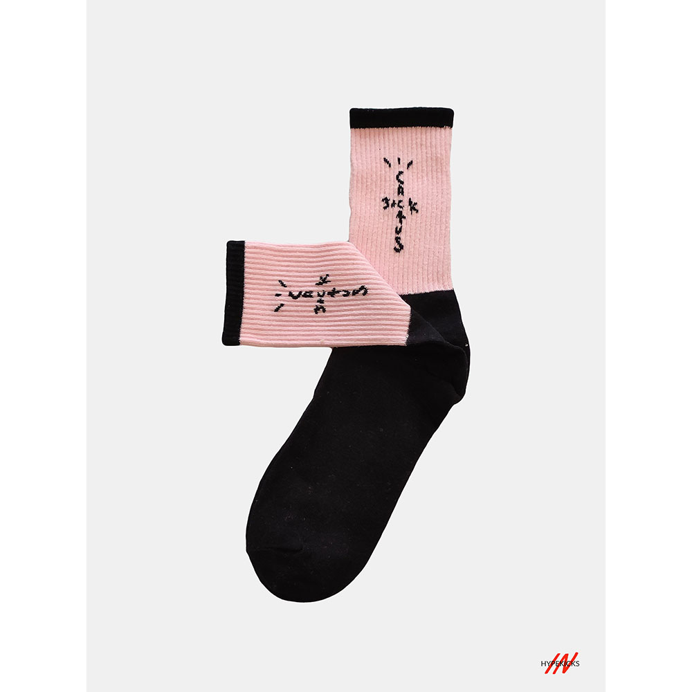 travis scott socks pink